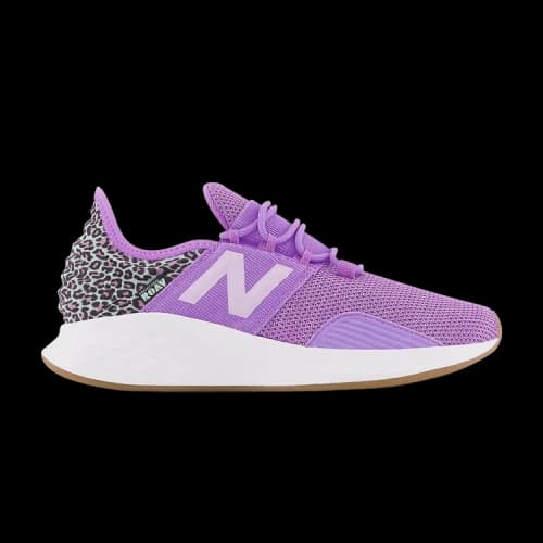 New Balance Fresh Foam Roav Big Kid Wide 'Electric Purple Leopard Gum'