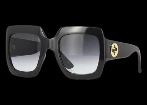 Gucci Web Sunglasses 54MM Black/Grey (GG0053S)