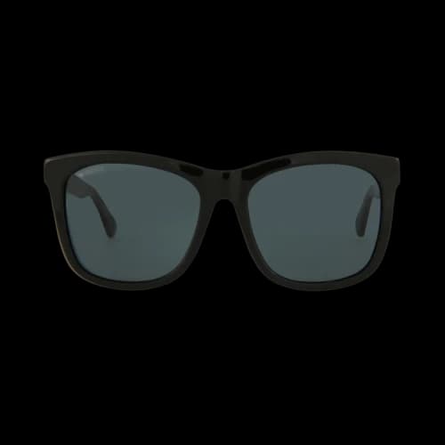 Gucci Square-Frame Acetate Sunglasses 'Black/Grey'