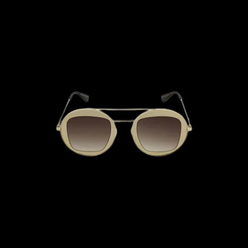 Gucci Round Sunglasses 'Gold/Brown'