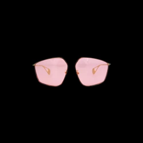 Gucci Aviator Sunglasses 'Gold/Pink'