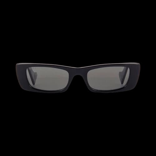 Gucci Rectangle Sunglasses 'Black'