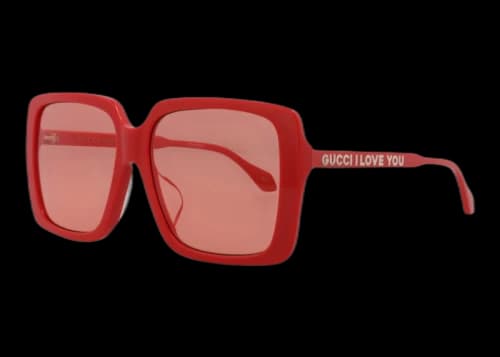 Gucci Square Rectangle Sunglasses Red (GG0567SAN-30013230-005)