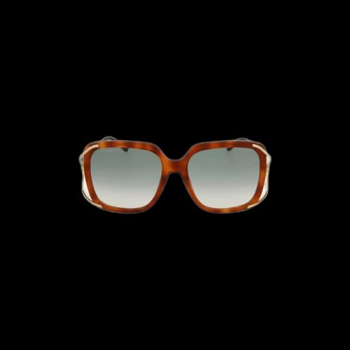 Gucci Square-Frame Acetate Sunglasses Havana Gold Green (GG0647S-30008608-003)