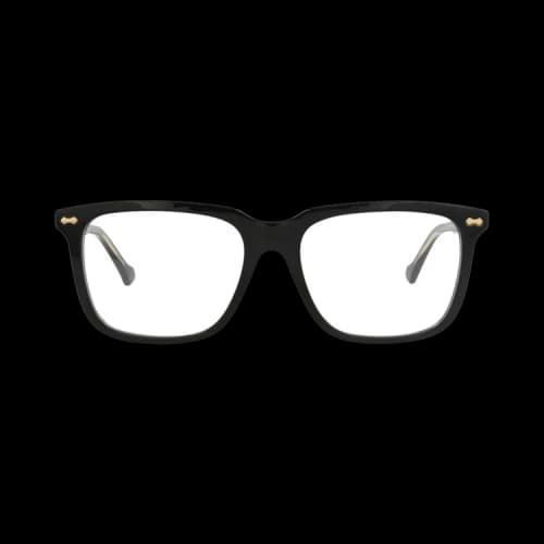 Gucci Square-Frame Acetate Optical Frames 'Black/Transparent'