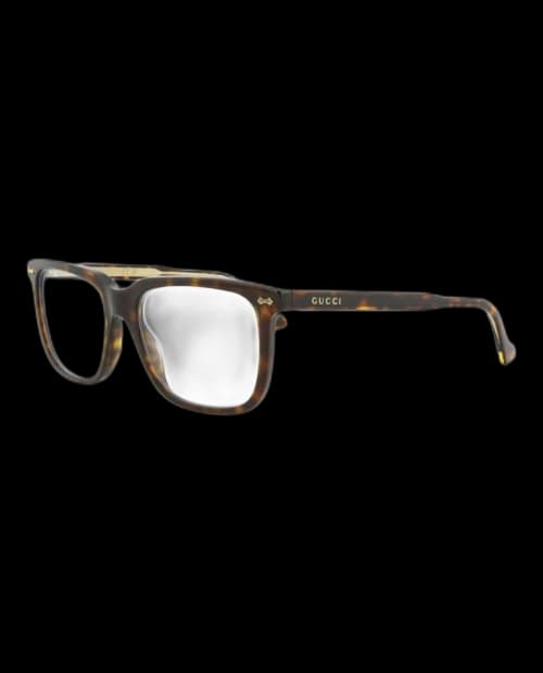 Gucci Square Eyeglasses Havana/Havana/Transparent (GG0737O-30008902-012)
