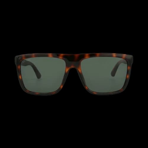 Gucci Square Sunglasses 'Havana/Green'