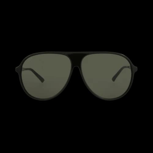 Gucci Sunglasses Aviator-Style Acetate Black Ruthenium Grey (GG0829SA-30009522-001)
