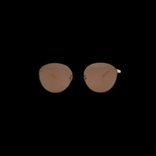 Gucci Round Frame Sunglasses 'Metallic Gold'