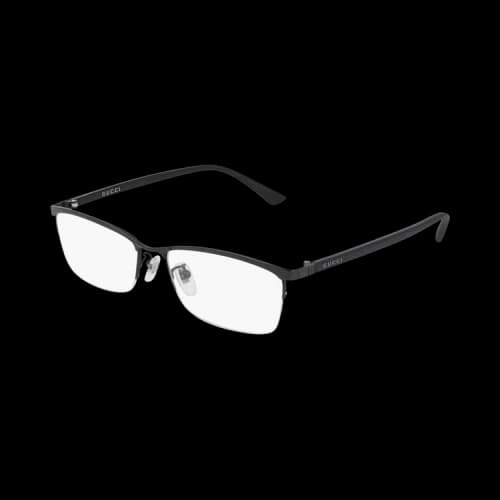 Gucci Square Optical Glasses 'Black/Transparent'