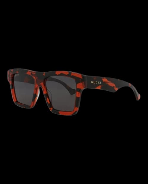 Gucci Square Rectangle Sunglasses Havana/Havana/Grey (GG0962S-30011191-012)