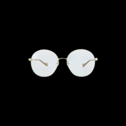 Gucci Round Frame Sunglasses 'Gold/Light Blue'