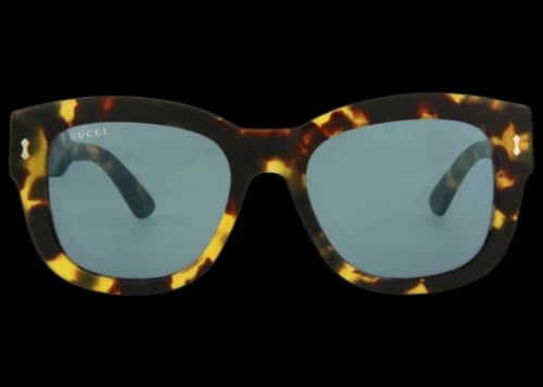 Gucci Square-Frame Bio Acetate Sunglasses Havana/Grey (GG1110S-30012853-003-20356)