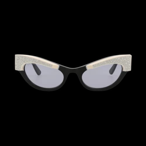 Gucci Cat Eye-Frame Acetate Sunglasses Black Black Violet (GG1167S-30012958-001)