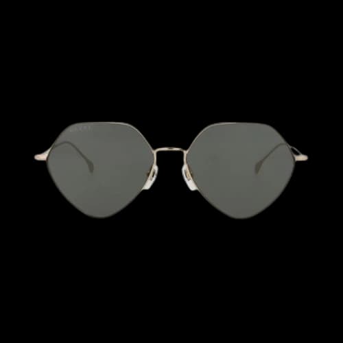 Gucci Square Sunglasses 'Gold/Grey'