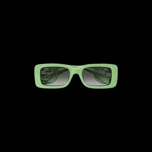 Gucci Rectangular Frame Sunglasses 'Green'