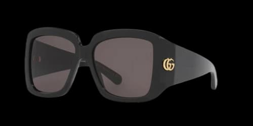 Gucci GG Square Wrap Sunglasses Black (GG1402S-001)