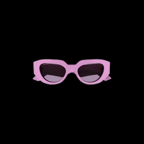 Gucci Sunglasses 'Shiny Solid Pink'