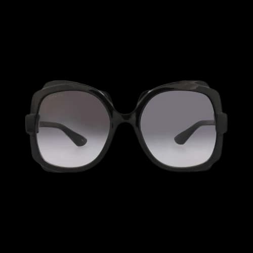 Gucci Round Injection Sunglasses 'Black/Grey'