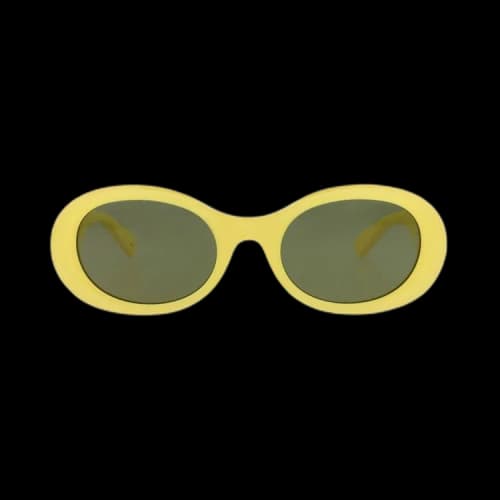 Gucci Round Sunglasses 'Yellow/Green'