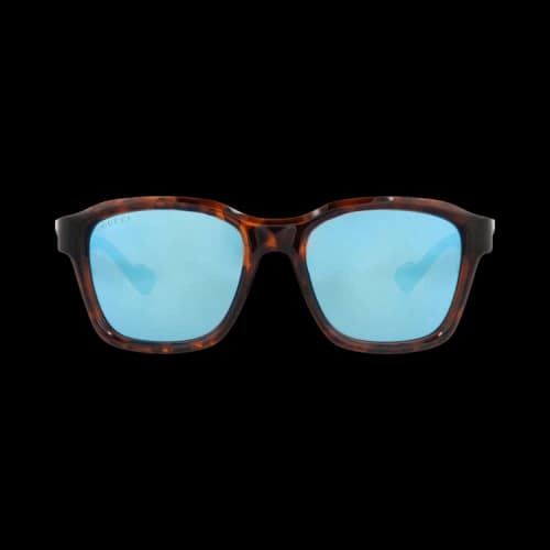 Gucci Square-Frame Injection Sunglasses Havana Havana Blue (GG1640SA-30015106-002)