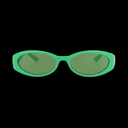 Gucci Round-Frame Injection Sunglasses Green Green Green (GG1660S-30015372-005)