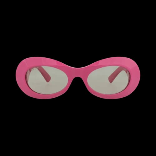 Gucci Round-Frame Recycled Acetate Sunglasses Fuchsia Fuchsia Grey (GG1696S-30015485-004)