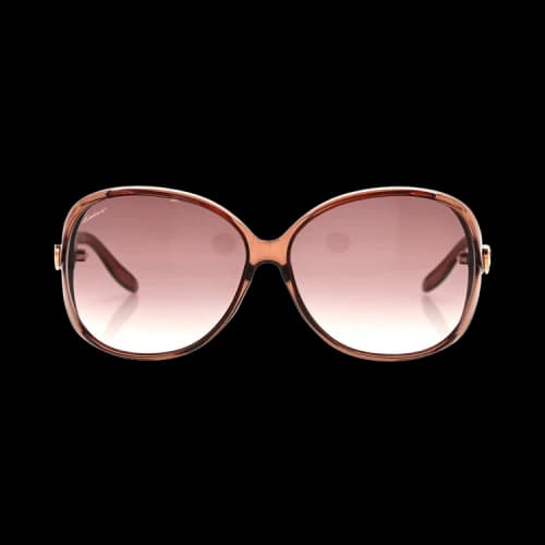 Gucci Round Frame Sunglasses 'Brown'
