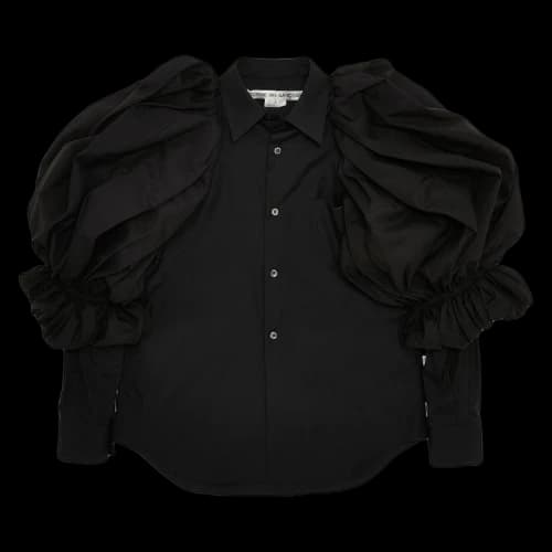 Comme des Garçons Ruffle Sleeve Shirt 'Black'