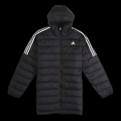 adidas Logo Print Casual Cap Sports Down Jacket Men's Black