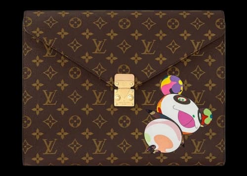 Louis Vuitton x Takashi Murakami Superflat Characters Mark Folder Panda Monogram