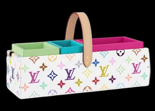 Louis Vuitton x Takashi Murakami Monogram Multicolor Robert Toolbox White Multicolored