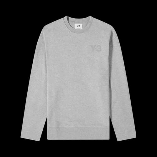 Y-3 Classic Chest Logo Crew Sweatshirt 'Medium Grey Heather'