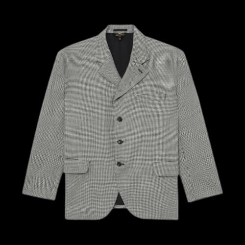 Comme des Garçons Oversized Houndstooth Wool Blazer 'Black'