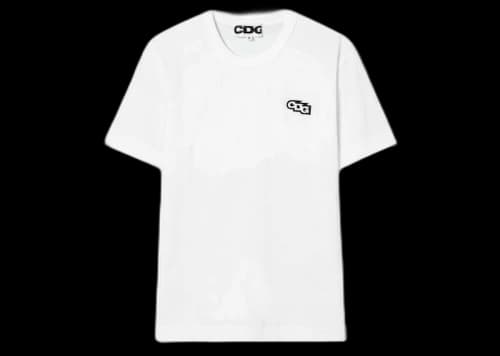 Comme des Garcons Logo Patch Short Sleeve T-Shirt White