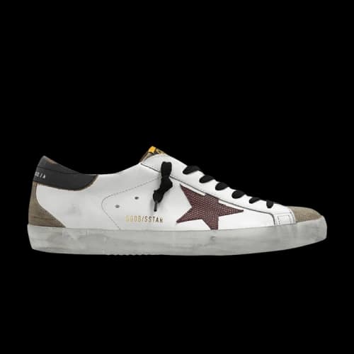 Golden Goose Superstar 'White Taupe Bordeaux'