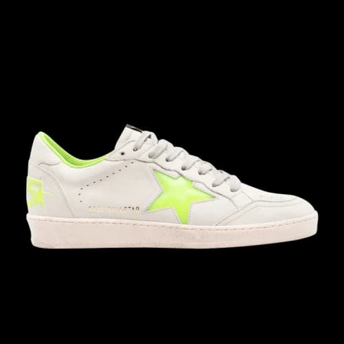 Golden Goose Ball Star 'White Green Lime'