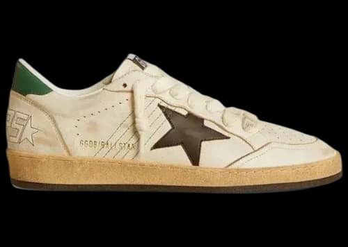 Golden Goose Ball Star White Platinum Black