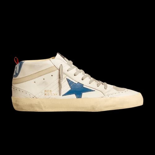 Golden Goose Mid Star 'White Ocean Blue'