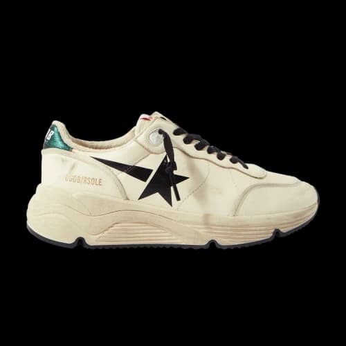 Golden Goose Running Sole 'Dirty White Emerald Green'