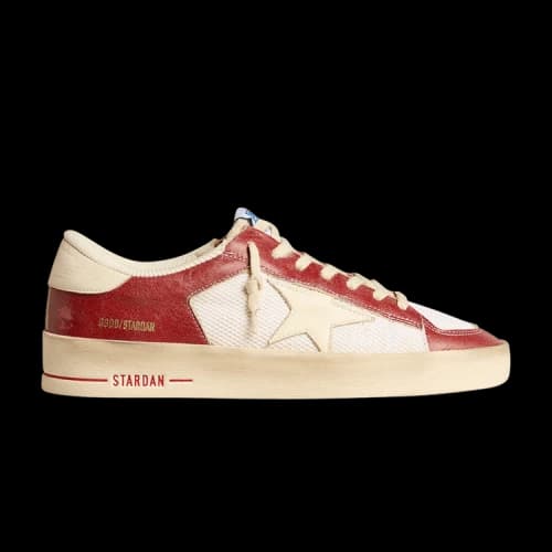 Golden Goose Stardan 'White Ecru Red'