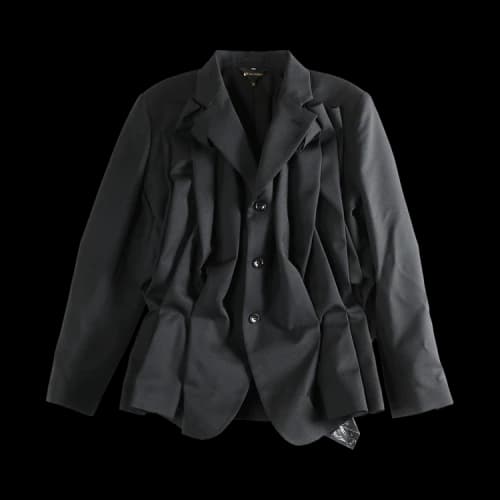 Comme des Garcons Relaxed Hem Jacket Black