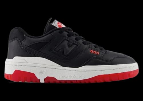 New Balance 550 Black White Red (GS)