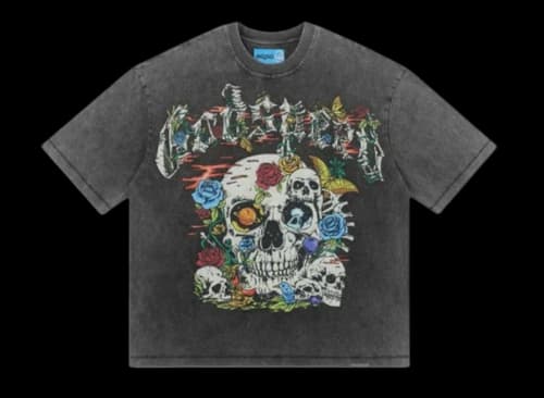 Godspeed Cosmic Remains NG T-shirt Grey Wash