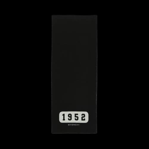 Givenchy Wool College Scarf Black/White