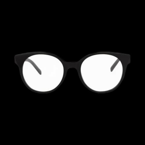 Givenchy Round Optical Glasses 'Black/Transparent'