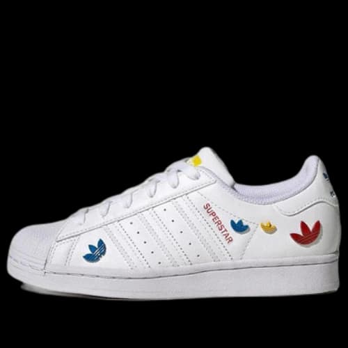 (GS) adidas Superstar 'White Yellow Blue'