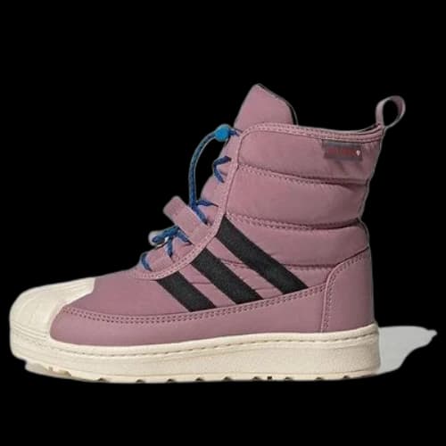 (GS) adidas originals Superstar BOOT 2.0 'Purple Black Cream'