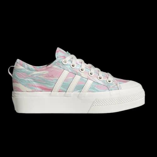 adidas Nizza Platform Chalk White Frozen Green (Women's)