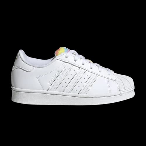 adidas Superstar Little Kid 'White Color Pop'